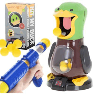 Głodna kaczka strzelanie do celu gra zręcznościowa